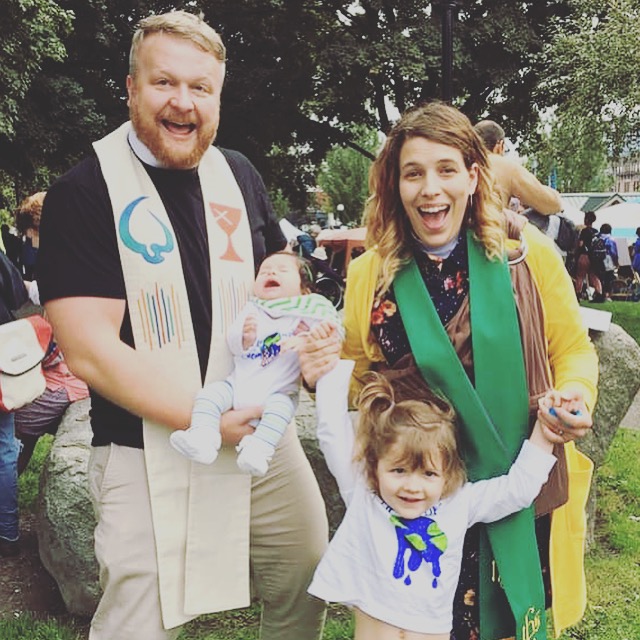 Photo of Pastor Rebecca Sumner and family